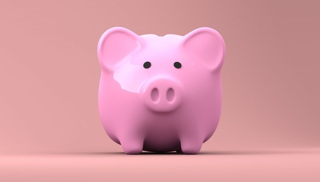 świnka, skarbonka, różowa świnia, oszczędności