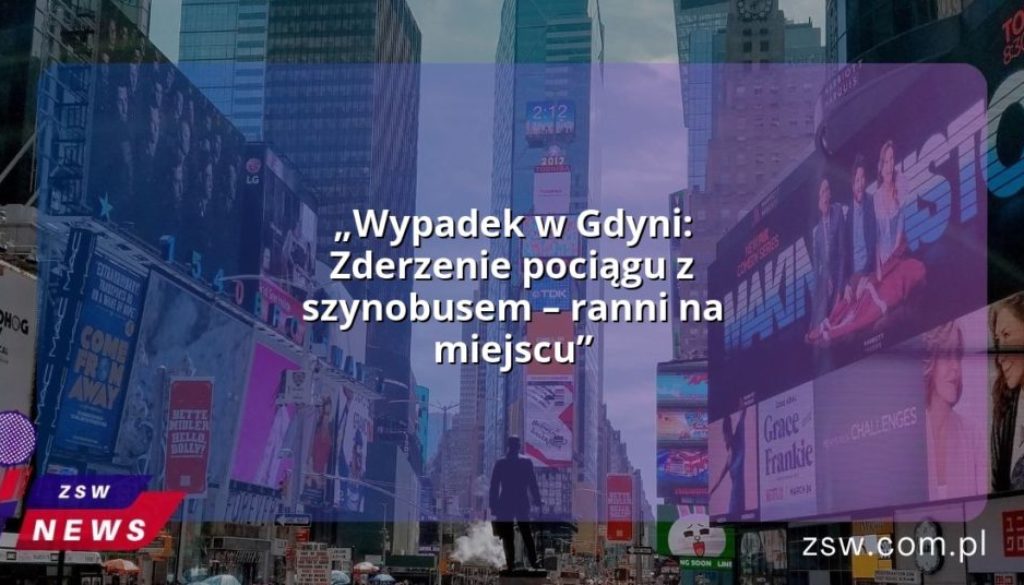 „Wypadek w Gdyni: Zderzenie pociągu z szynobusem – ranni na miejscu”