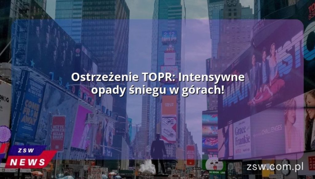 Ostrzeżenie TOPR: Intensywne opady śniegu w górach!