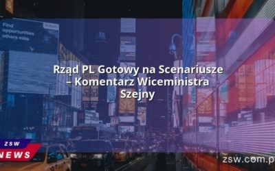 Rząd PL Gotowy na Scenariusze – Komentarz Wiceministra Szejny