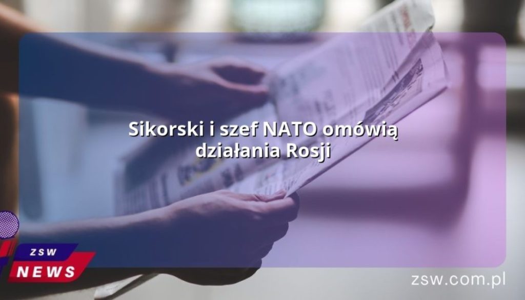 Sikorski i szef NATO omówią działania Rosji