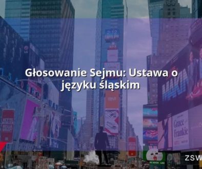 Głosowanie Sejmu: Ustawa o języku śląskim