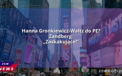 Hanna Gronkiewicz-Waltz do PE? Zandberg: „Zaskakujące!”