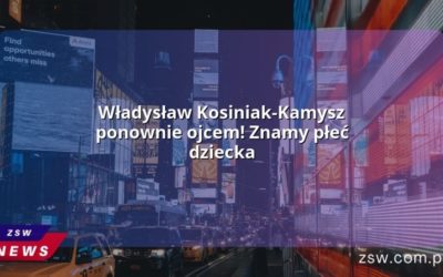Władysław Kosiniak-Kamysz ponownie ojcem! Znamy płeć dziecka