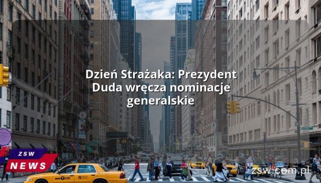 Dzień Strażaka: Prezydent Duda wręcza nominacje generalskie