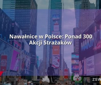 Nawałnice w Polsce: Ponad 300 Akcji Strażaków