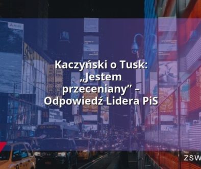 Kaczyński o Tusk: „Jestem przeceniany” – Odpowiedź Lidera PiS