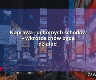 Naprawa ruchomych schodów – wkrótce znów będą działać!