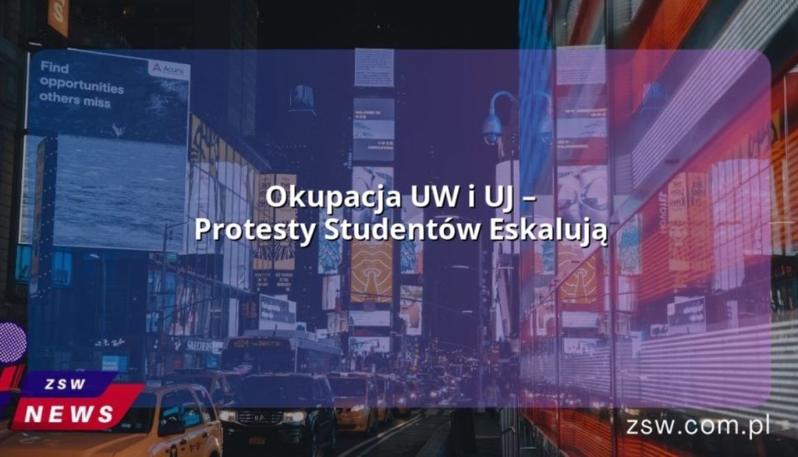 Okupacja UW i UJ – Protesty Studentów Eskalują