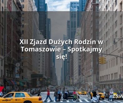 XII Zjazd Dużych Rodzin w Tomaszowie – Spotkajmy się!