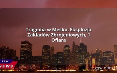 Tragedia w Mesko: Eksplozja Zakładów Zbrojeniowych, 1 Ofiara