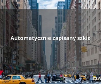 Automatycznie zapisany szkic